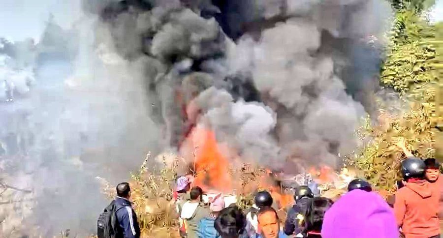 नेपाल में विमान दुर्घटनाग्रस्त, अब तक 60 शव बरामद