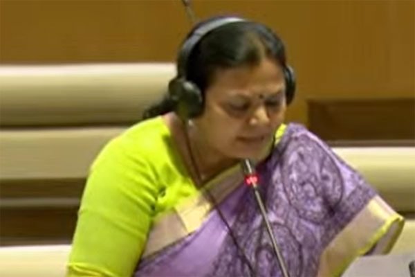 बजट सत्र में गूंजे जय श्री राम के नारे