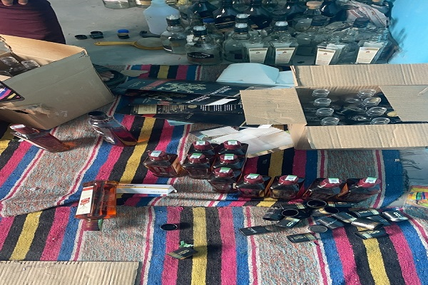 नामकुम के जोरार से भारी मात्रा में अवैध शराब बरामद