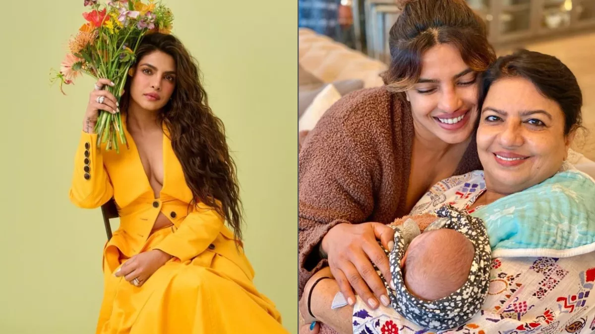 Priyanka Chopra ने मदर्स डे पर बेटी और मां के साथ शेयर  फोटो