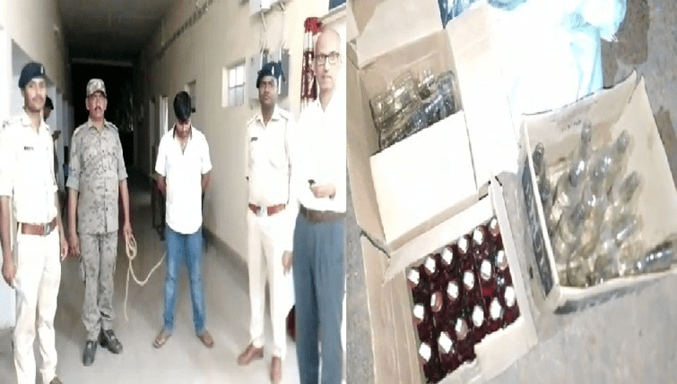 झारखंड में शराब की मिनी फैक्ट्री : भारी मात्रा में मिला नकली शराब