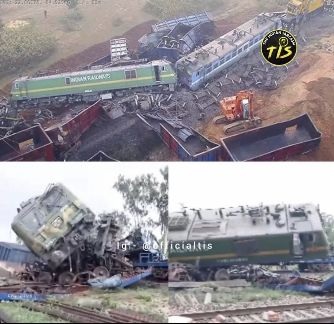 बाँकुड़ा में 2 मालगाड़ियो के बीच टक्कर, कई बोगियां पटरी से उतरी