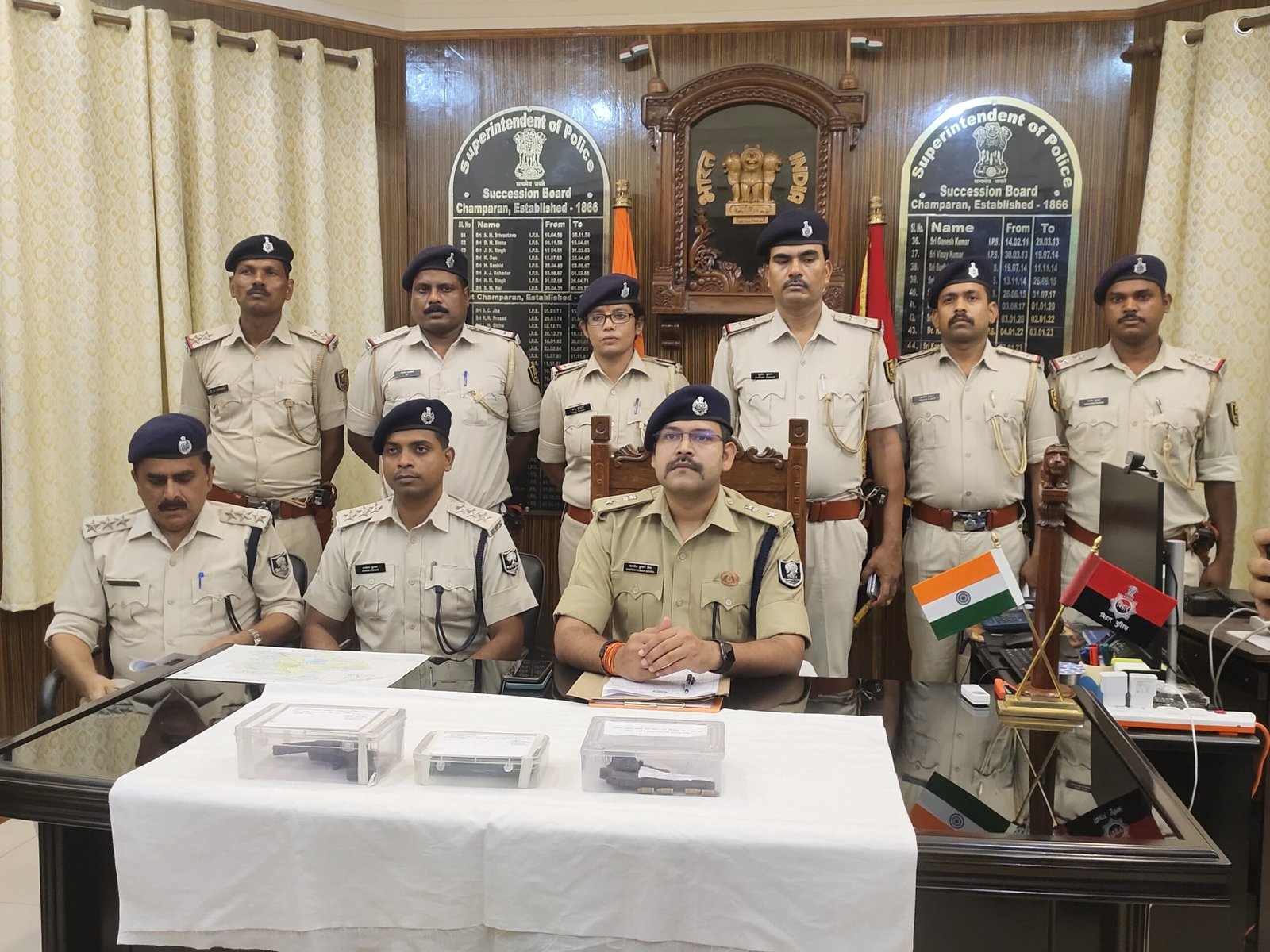 मोतिहारी में लूट की योजना बना रहे तीन अपराधी गिरफ्तार