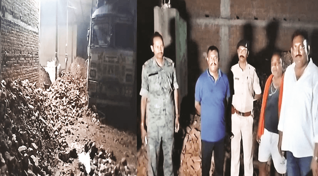 श्रीरामपुर में नायक सुपर सीमेंट फैक्ट्री में छापेमारी, चार ट्रैक्टर पत्थर जब्त