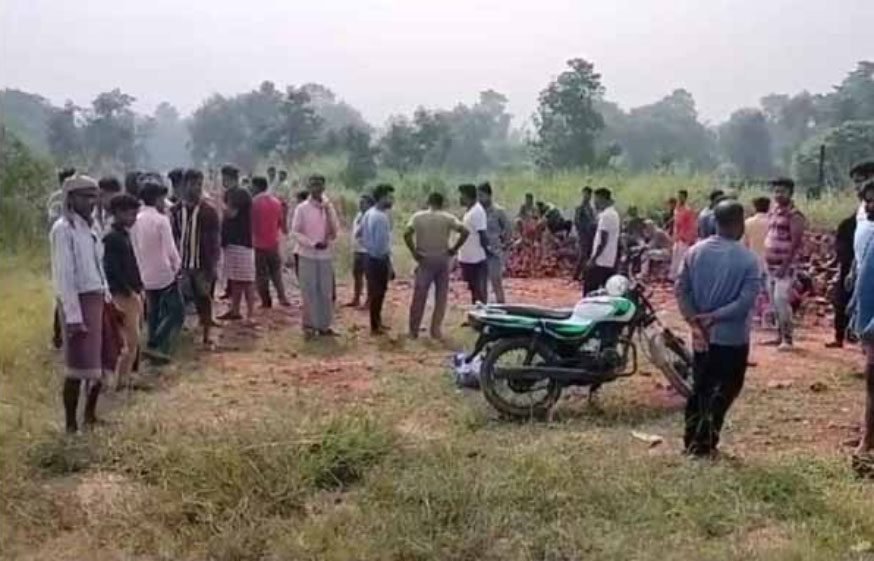 बेलवागढ़ा में अवैध बालू के स्टॉक के समीप युवक की हत्या