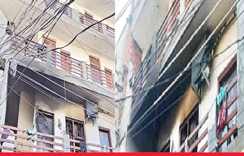 Fire in gurugram