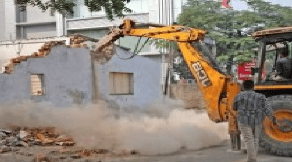 Jamshedpur bulldozer Apartment