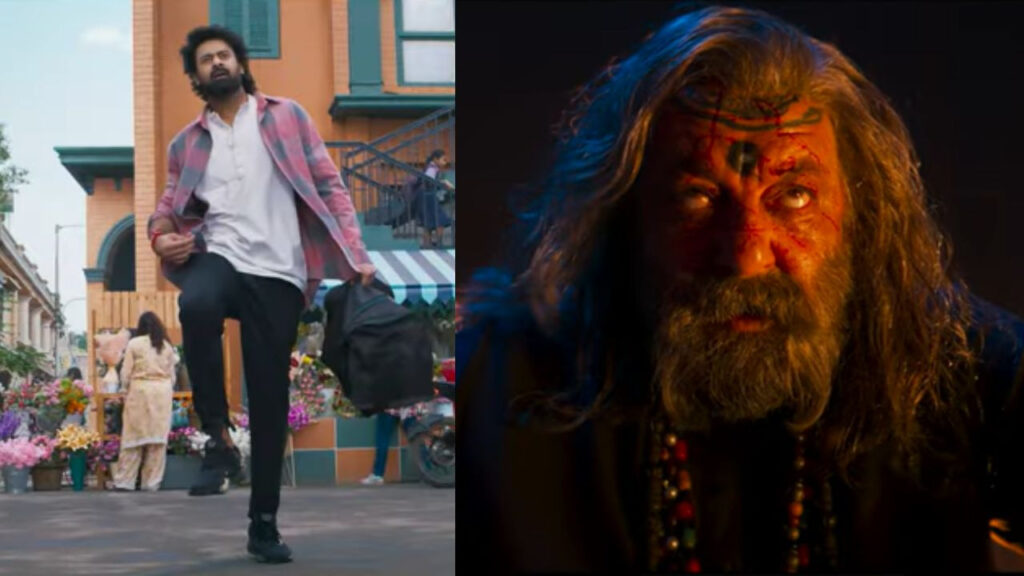 The Raja Saab Trailer: बड़े बाल-खून से सने चेहरे में संजय दत्त का खूंखार अवतार, प्रभास की हॉरर-कॉमेडी 'द राजा साब' का ट्रेलर आउट | The Raja Saab Trailer Sanjay Dutt sports fierce avatar with long hair and moustache Prabhas horror comedy is out