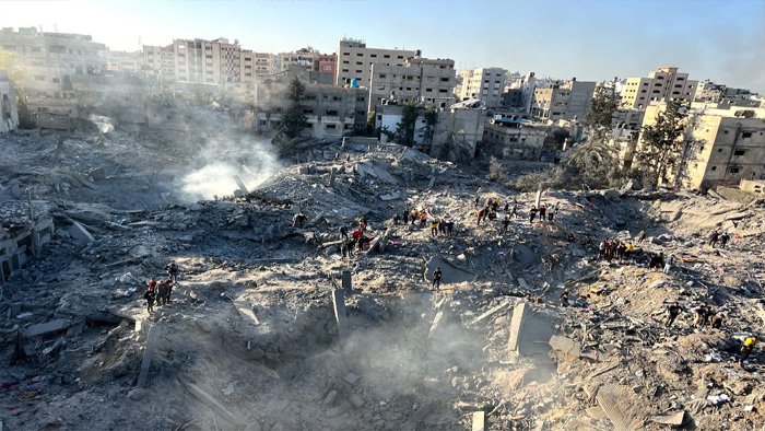 नेतन्याहू ने ट्रंप के आदेशों के बावजूद, गाजा पर की निरंतर बमबारी