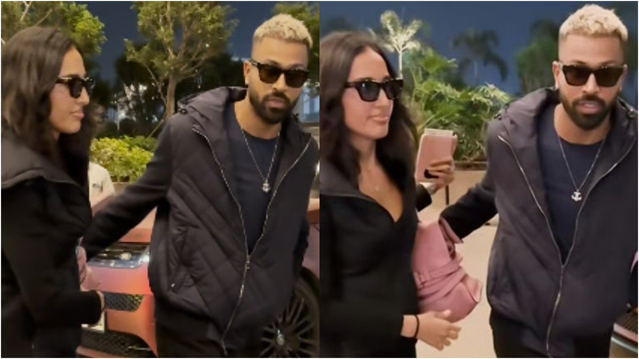 हार्दिक पांड्या का दिल फिर धड़का, एयरपोर्ट पर 7 साल छोटी गर्लफ्रेंड के साथ दिखे