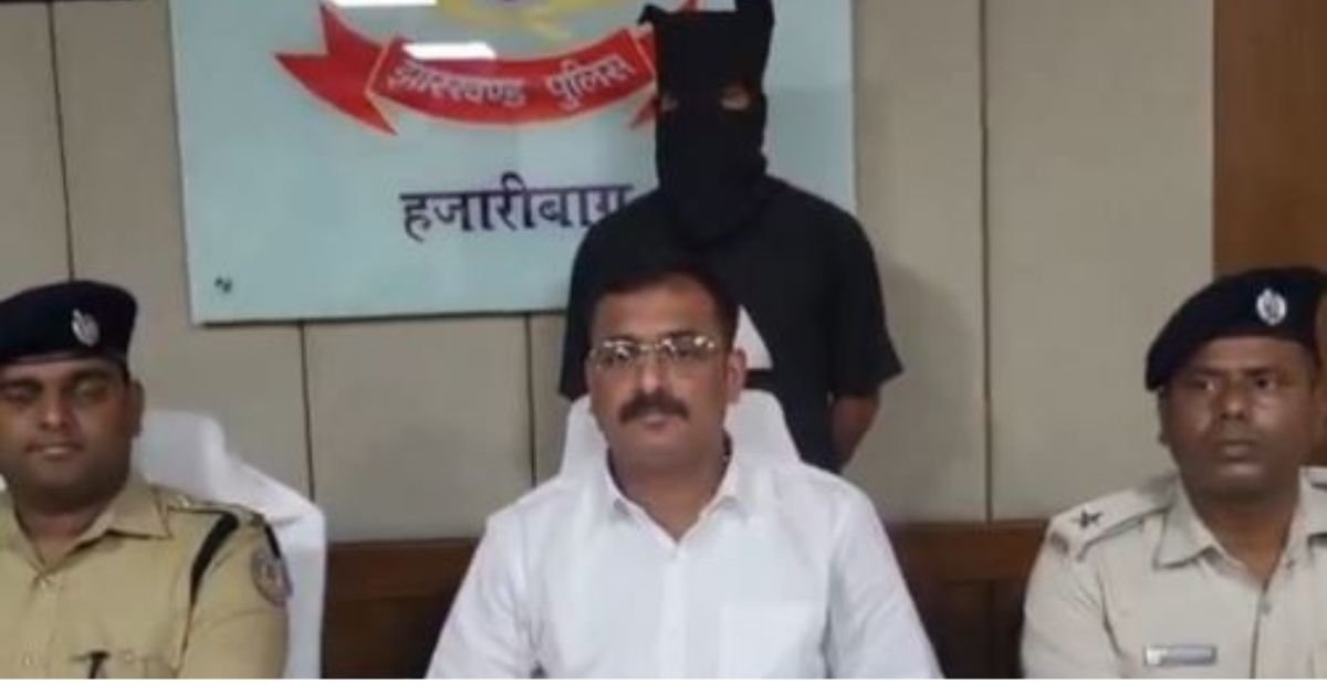 हजारीबाग: कुख्यात अपराधी दानिश इकबाल गिरफ्तार