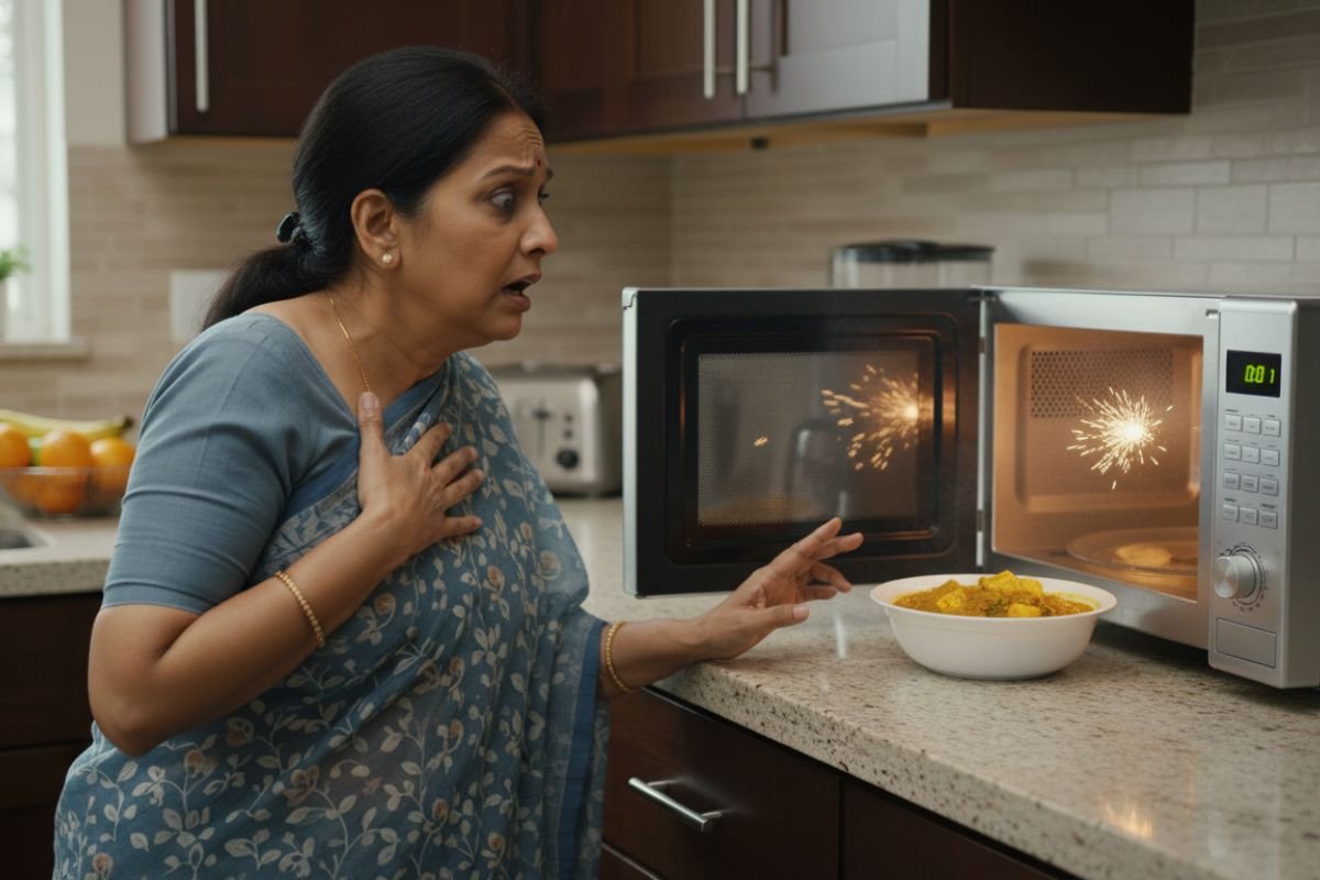 माइक्रोवेव में यह 5 संकेत दिखें, तुरंत सर्विस कराएँ, वरना खतरा हो सकता है