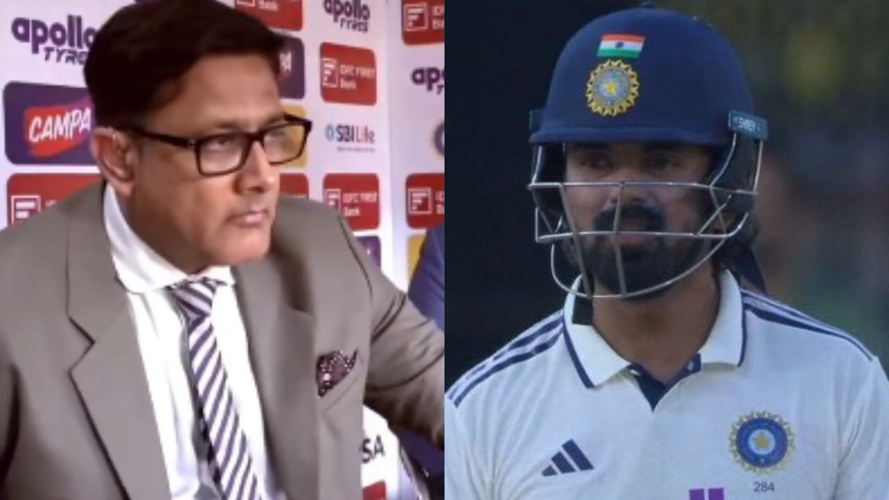 केएल राहुल के आउट होने पर अनिल कुंबले का गुस्सा, देखें वीडियो