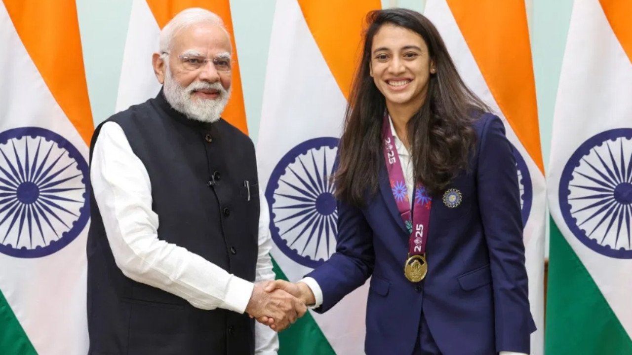 पीएम मोदी ने मंधाना को शुभकामनाएं दीं, टीम इंडिया ने मनाया जश्न