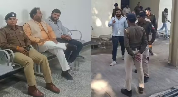 MP: भाजपा नेता गिरफ्तार, शांति भंग के आरोप में JCB पर भाषण दिया