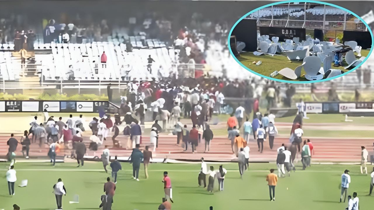 'बहुत ही शर्मनाक...', लियोनेल मेसी के कोलकाता इवेंट में जीरो मैनेजमेंट को लेकर BJP ने TMC पर साधा निशाना | Chaos At Lionel Messi Event In Kolkata BJP slams TMC Over zero Management At Crowd Control Stadium