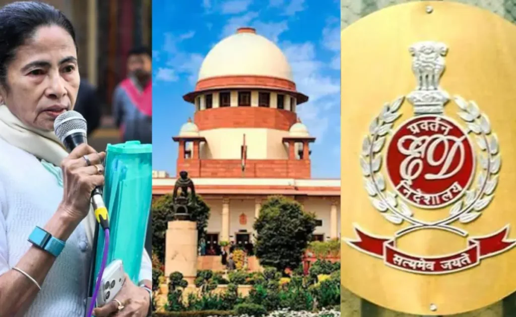 ममता बनर्जी को सुप्रीम कोर्ट से झटका, ED अफसरों के खिलाफ FIR पर लगाई रोक