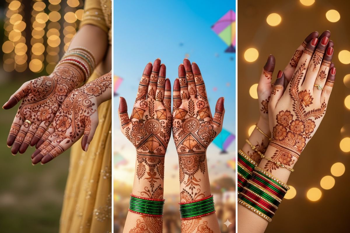 मकर संक्रांति, पोंगल और लोहड़ी के लिए ट्रेंडी मेहंदी डिज़ाइन सेव करें