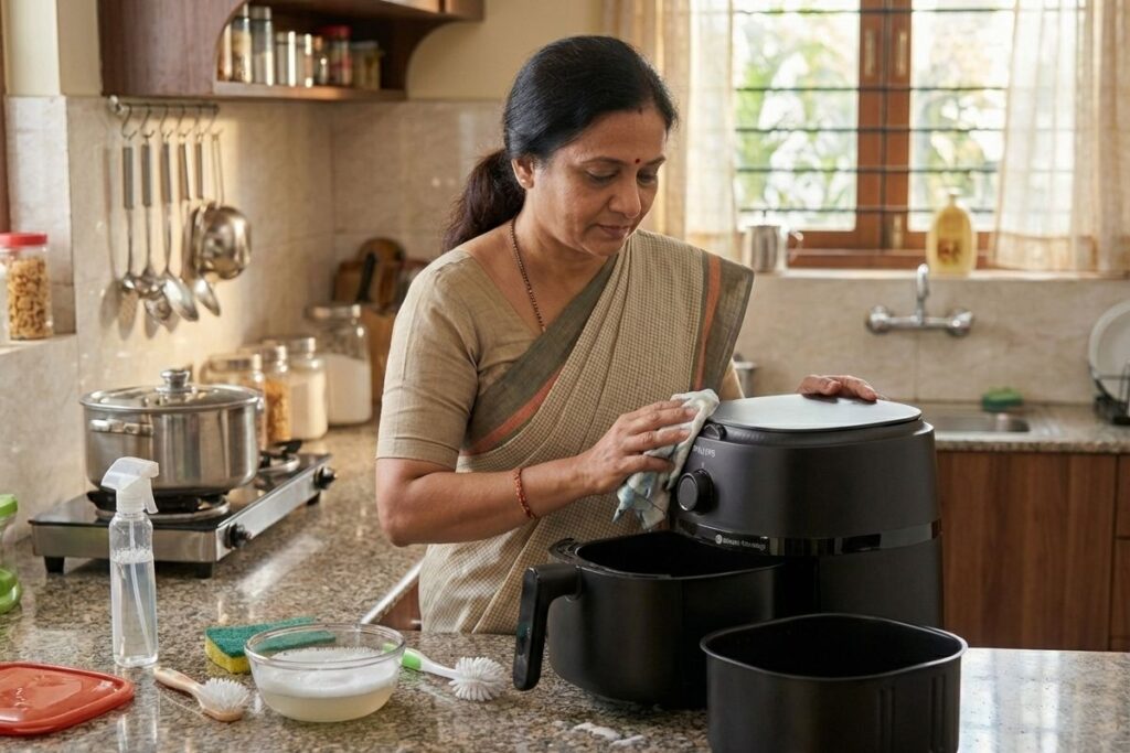 एयर फ्रायर की डीप क्लीनिंग कैसे करें? जान लें सबसे आसान तरीका