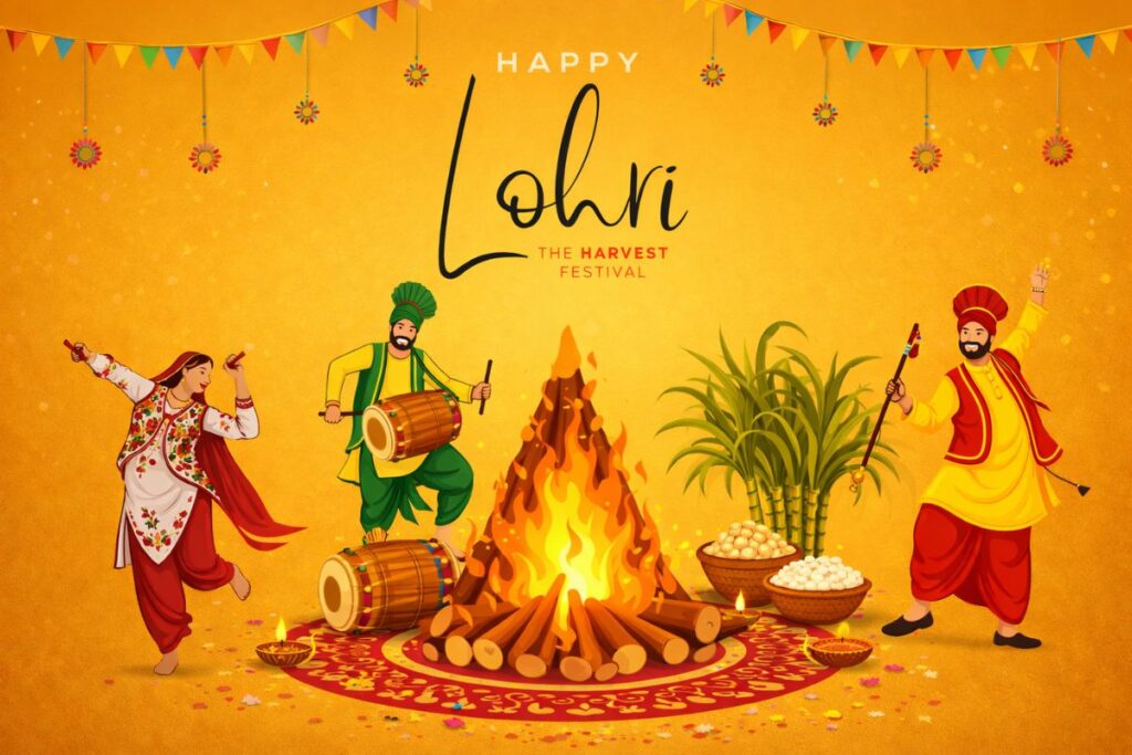 ढोल दी थाप, आग दी लोह, इन प्यार भरे संदेशों के साथ अपनों को भेजें लोहड़ी की बधाई