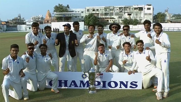 अंडर-19 कूच बिहार ट्रॉफी में मध्य प्रदेश ने गुजरात को 6 विकेट से हराया