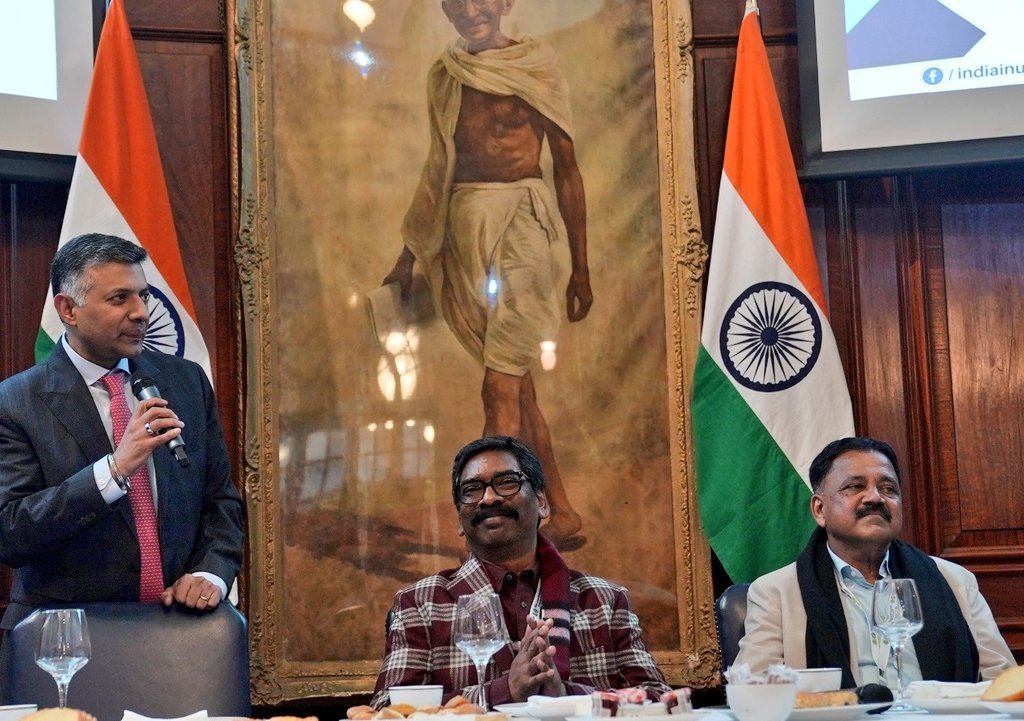 लंदन के भारतीय उच्चायोग में हेमंत ने बताया भारत के विकास में झारखंड की क्या है भूमिका ?
