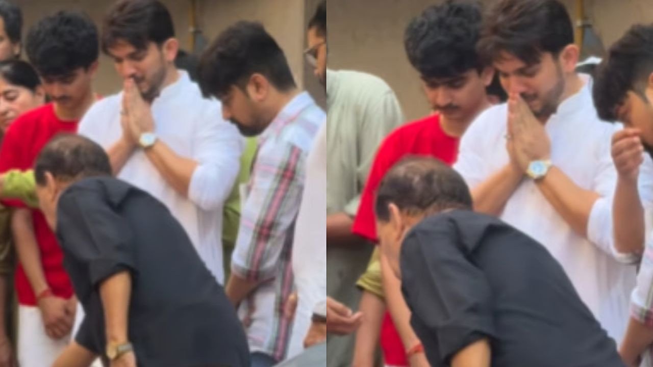 अर्जुन बिजलानी ससुर के अंतिम संस्कार में भावुक, इमोशनल वीडियो वायरल