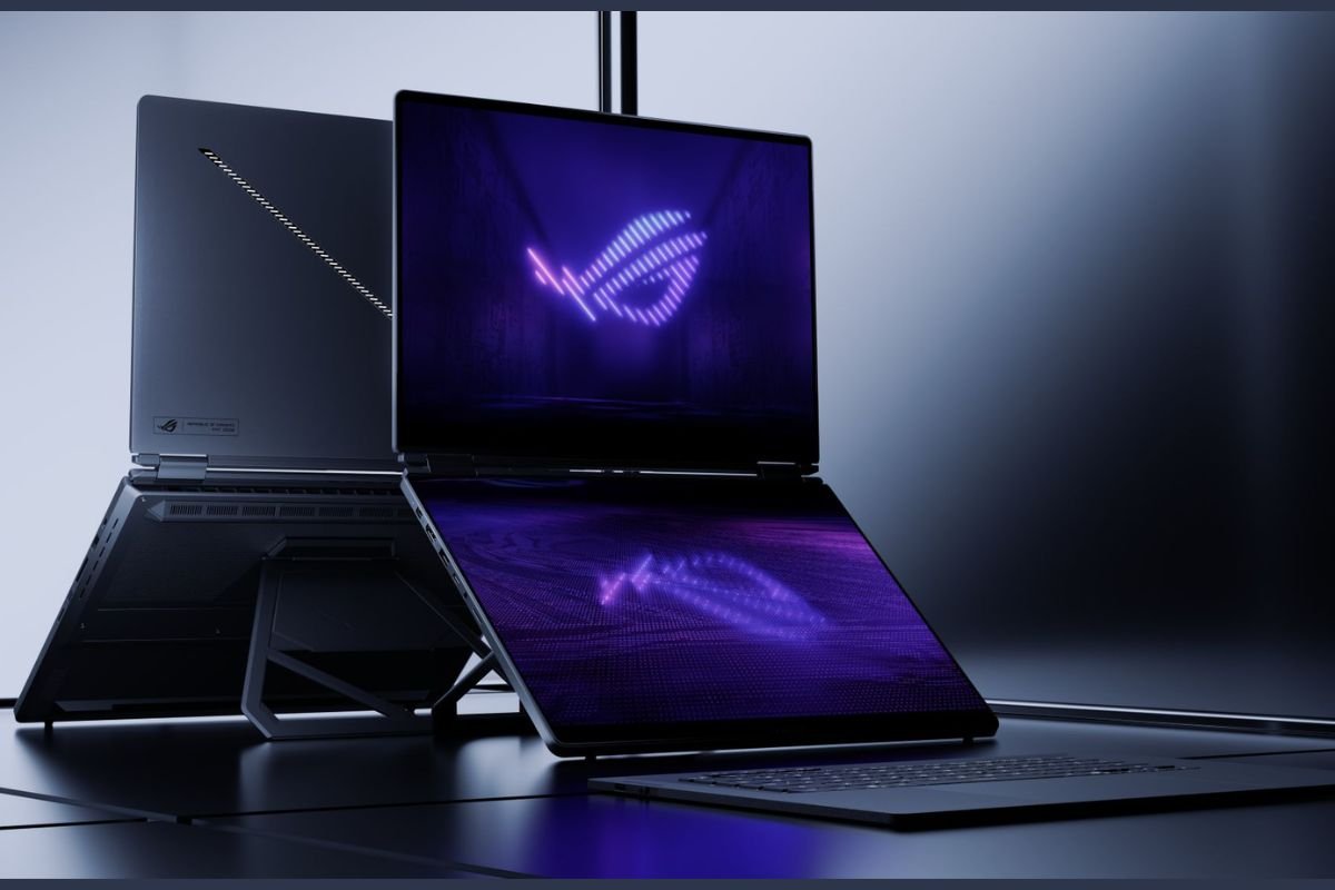 Asus ने CES 2026 में ROG Zephyrus Duo डुअल-स्क्रीन लैपटॉप का अनावरण किया।