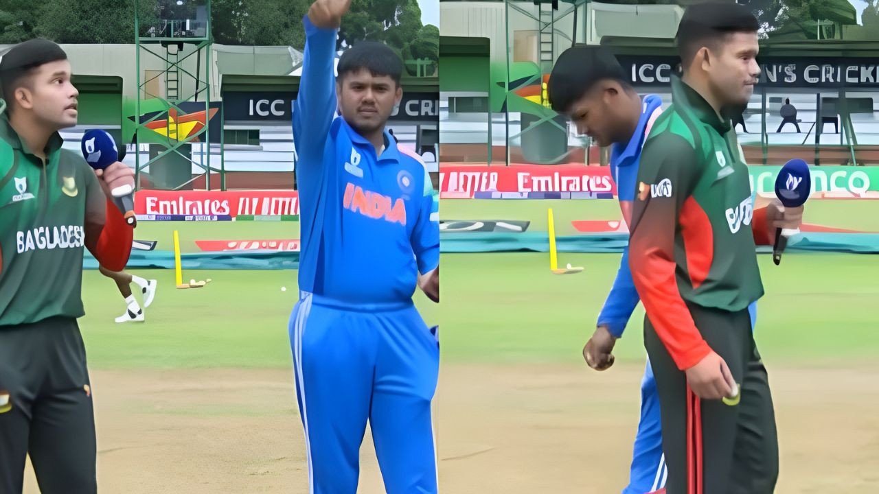 अंडर-19 वर्ल्ड कप में भारत-बांग्लादेश मैच में दिखा पाकिस्तान वाला ड्रामा, आयुष म्हात्रे ने बांग्लादेशी कप्तान से नहीं मिलाया हाथ | ind vs ban u19 world cup 2026 Ayush Mhatre refused to shake hands with bangladesh team captain