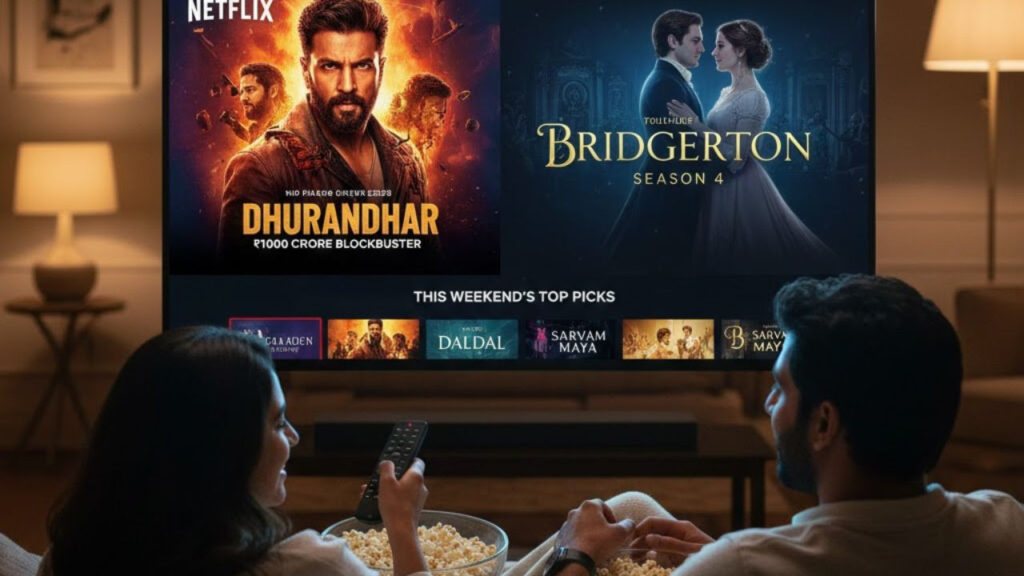 नेटफ्लिक्स पर लौट रहा है ब्रिजर्टन का रोमांस और रणवीर सिंह का जादुई एक्शन, वीकेंड के लिए ये हैं बेस्ट OTT पिक्स