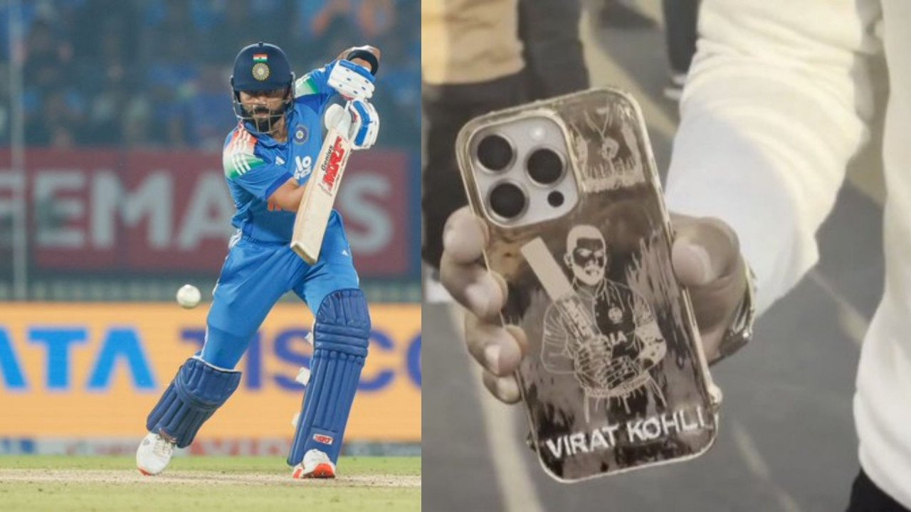 राजकोट में विराट कोहली को फैन ने भेंट किया सोने का iPhone कवर