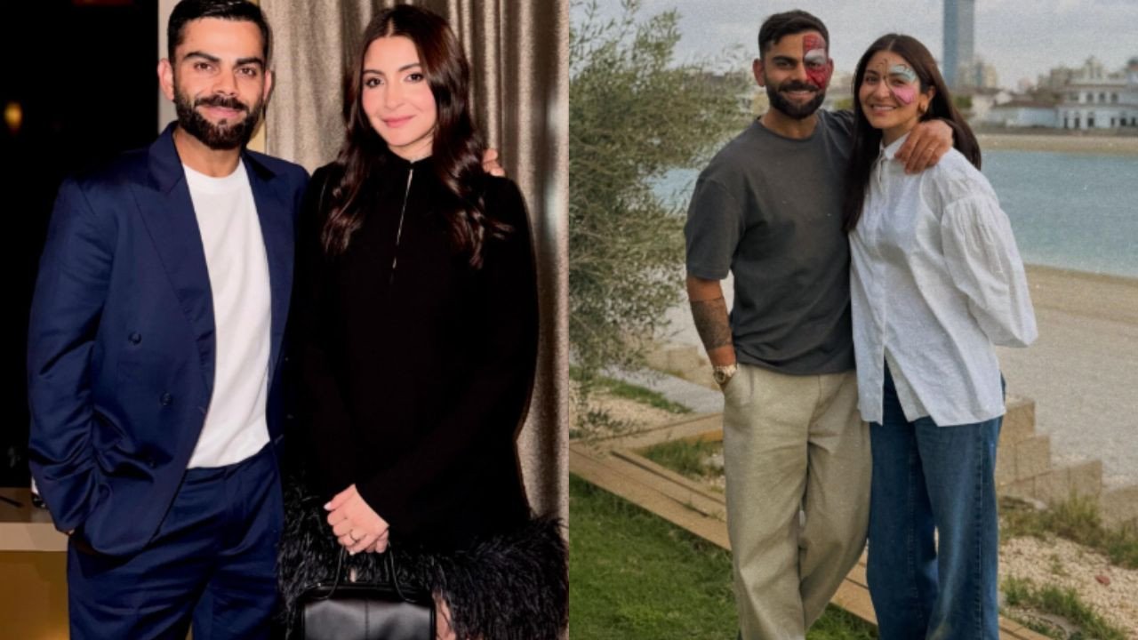 विराट कोहली और अनुष्का शर्मा ने नए साल 2026 का जश्न मनाया