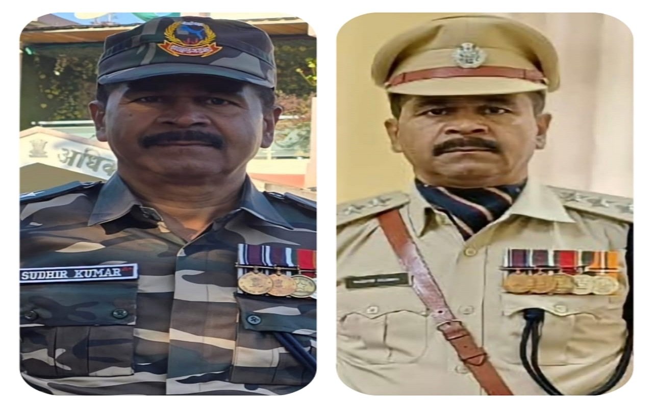 जमशेदपुर: डीएसपी सुधीर कुमार को राष्ट्रपति विशिष्ट सेवा पदक से सम्मानित किया गया, जगुआर सारंडा में तैनात।