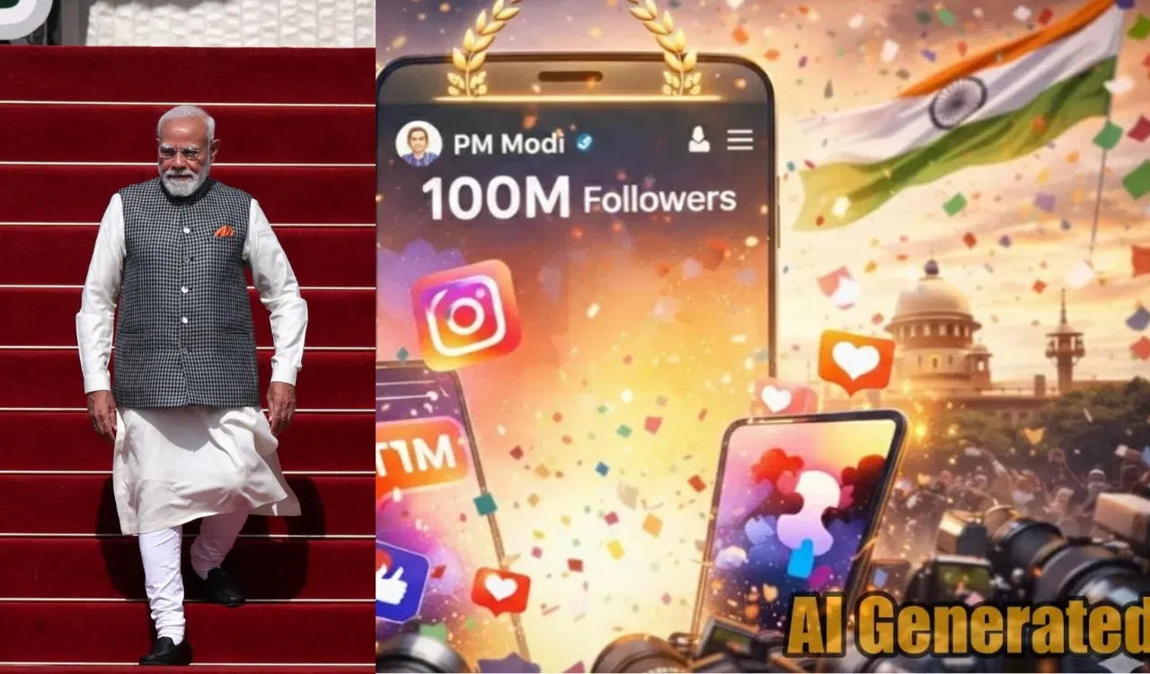 PM मोदी ने रचा इतिहास, इंस्टाग्राम पर 10 करोड़ फॉलोअर्स पार करने वाले पहले विश्व नेता बने