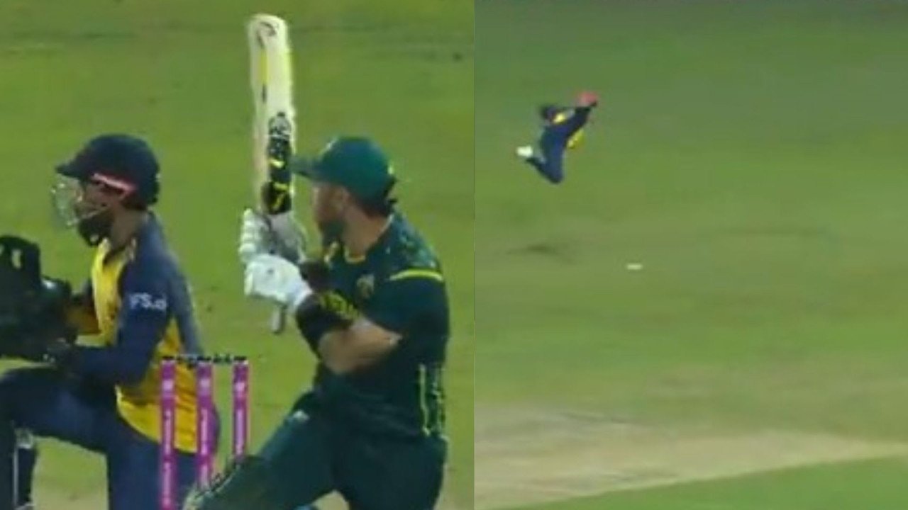 पथुम निसांका ने टूर्नामेंट में शानदार कैच लिया