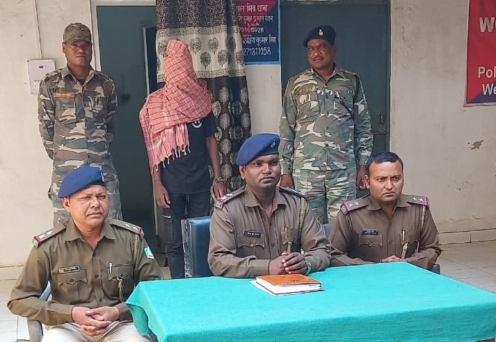 जगन्नाथपुर उलीहातु में हत्या के आरोपी को गिरफ्तार कर जेल भेजा गया