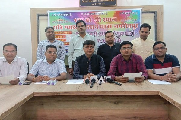 जमशेदपुर: श्री श्याम निशान यात्रा का 172वां आयोजन 27 फरवरी को होगा, 171 महीनों से जारी।