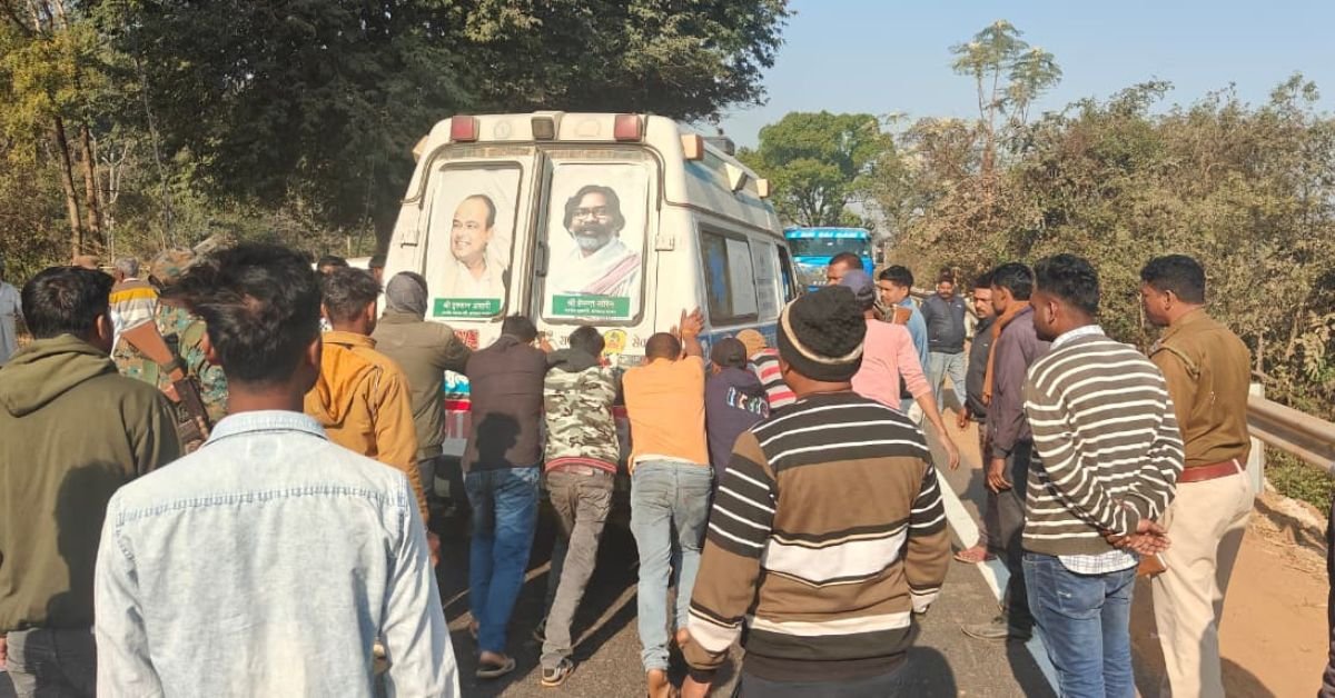 रामगढ़ समाचार: सीएम के गांव में 108 एंबुलेंस खराब, अस्पताल पहुंचने से पहले महिला की मौत।