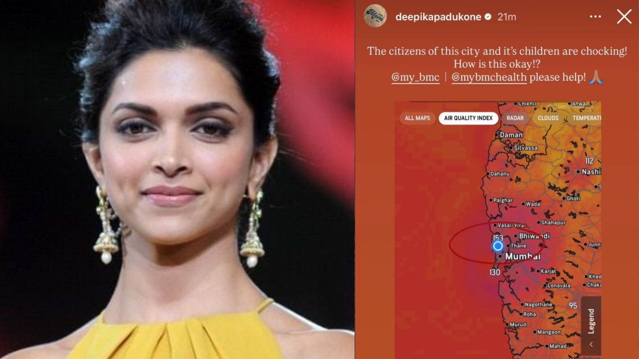 दीपिका पादुकोण ने मुंबई के वायु प्रदूषण पर जताई चिंता