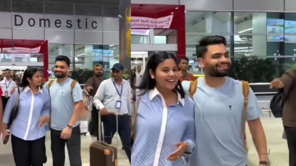 'मुझे भूल गए क्या...', रिंकू ने दोस्तों के सामने मंगेतर प्रिया सरोज को किया इग्नोर; मजेदार वीडियो हुआ वायरल | Cricketer Rinku Singh forgot his fiancée Priya Saroj in front of his friends at airport