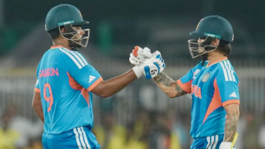 ICC T20 रैंकिंग में वर्ल्ड चैंपियन भारत का दबदबा, अभिषेक-ईशान ने किया कमाल; सैमसन ने मारी सबसे बड़ी छलांग | World champions India ICC T20 ranking Abhishek Sharma Ishan kishan Sanju Samson Hardik Pandya Shivam Dube