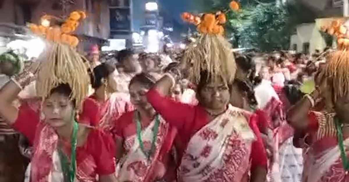 जमशेदपुर समाचार: सरहुल महापर्व की धूम, भव्य शोभायात्रा निकली।