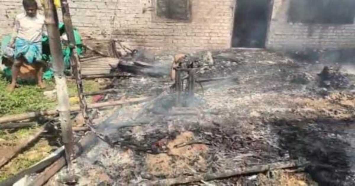 रांची समाचार: लालपुर का टेंट हाउस गोदाम आग में जल गया, स्थानीय लोगों ने किया काबू