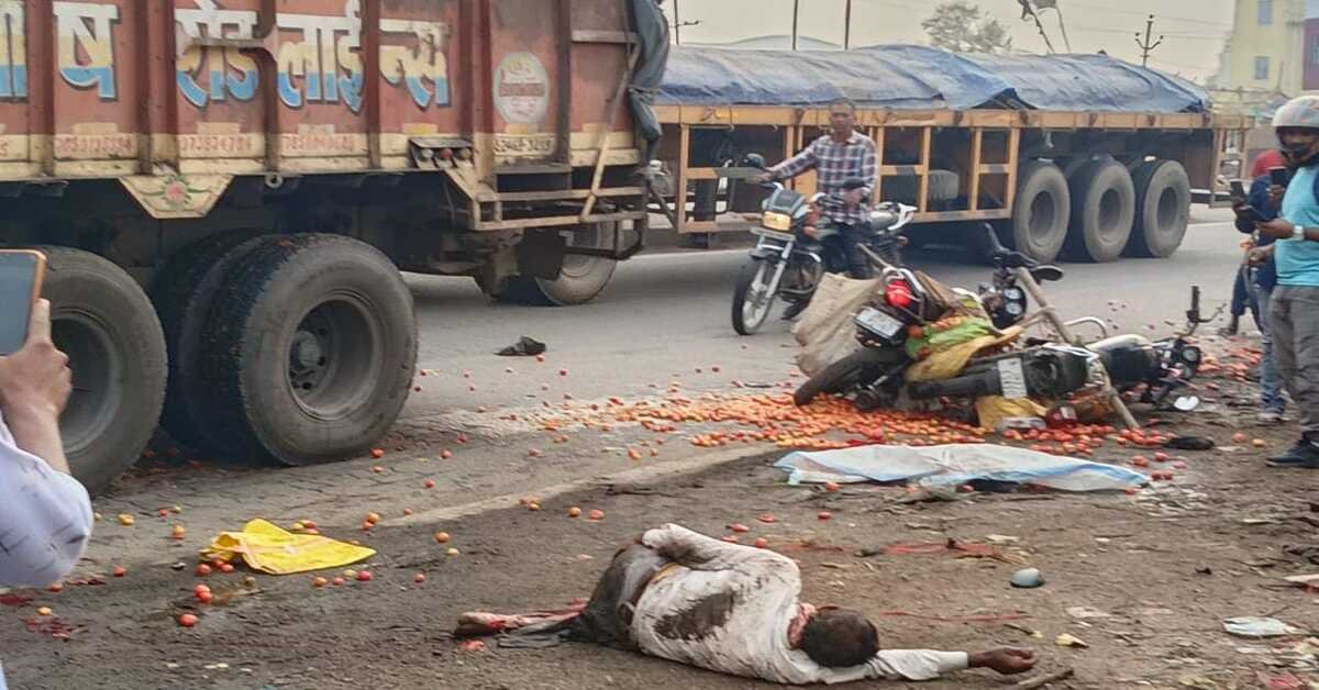 रांची समाचार: सब्जी बाजार में तेज़ रफ्तार ट्रक ने तीन किसानों को कुचला, 2 हालत गंभीर