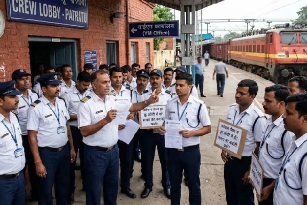 कॉशन पेपर विवाद में बढ़ी गर्माहट, रामगढ़ में लोको पायलटों का विरोध तीव्र हुआ