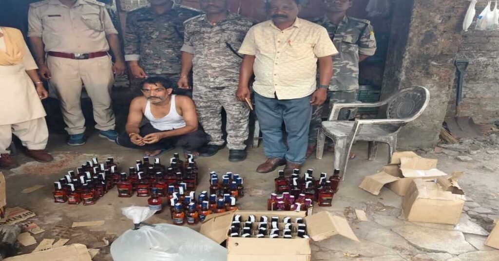 Jamshedpur News : जमशेदपुर में अवैध शराब पर बड़ी कार्रवाई, 36 लीटर से अधिक वाइन के साथ एक गिरफ्तार, दूसरा फरार