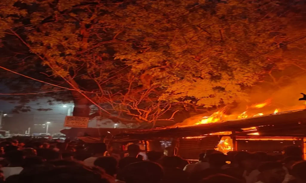 Sahibganj Fire News, Teenpahar Mandi Fire, 