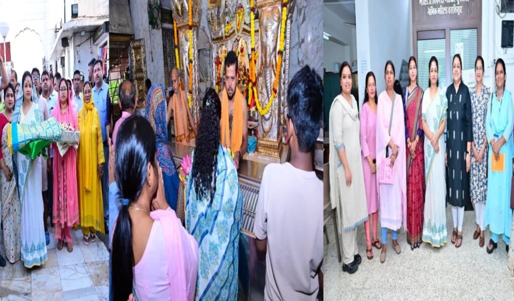 Gandey MLA Kalpana Murmu Soren visited the Haji Ali Dargah and Mahalaxmi Temple.