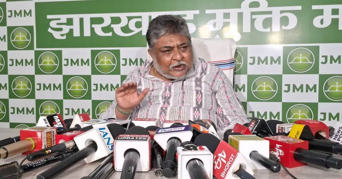 Jharkhand SIR : SIR पर JMM का चुनाव आयोग को संदेश, कहा- झारखंड का राजनीतिक मिजाज अलग