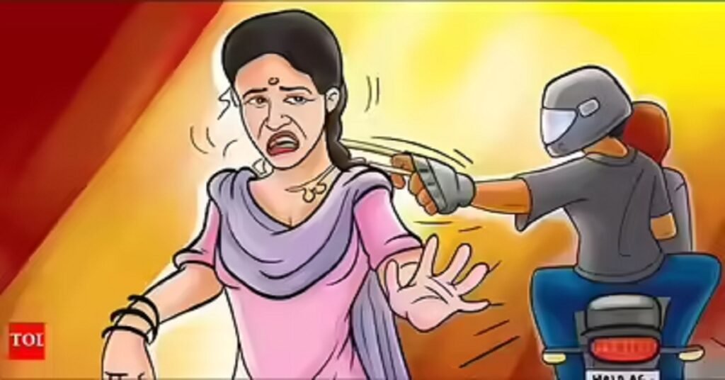 Ranchi Crime: राजधानी रांची के बरियातू थाना के पास दिनदहाड़े महिला की चेन झपटी